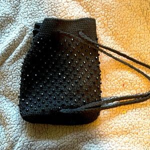 Beaded small backpack purse